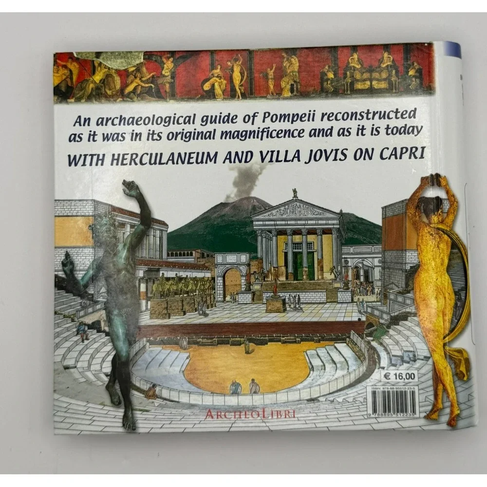 Pompeii Reconstructed Book With DVD Archaeology History Herculaneum Capri 2007